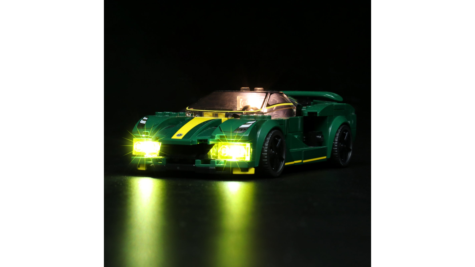 Brick Shine GC Light Kit for Lego Speed Champions Lotus Evija 76907 Classic Version