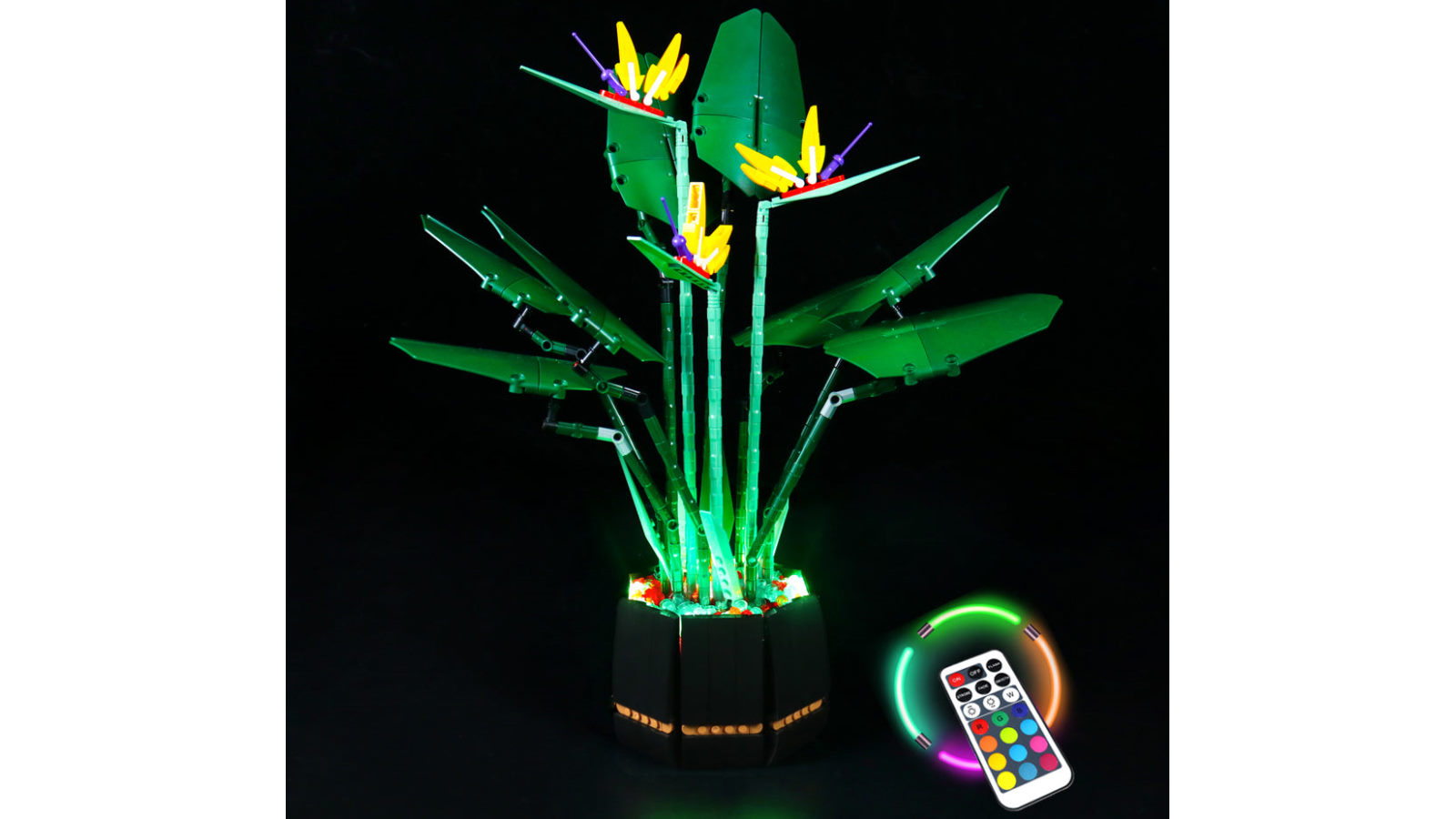 Brick Shine Light Kit for LEGO Bird Of Paradise - Remoted Version