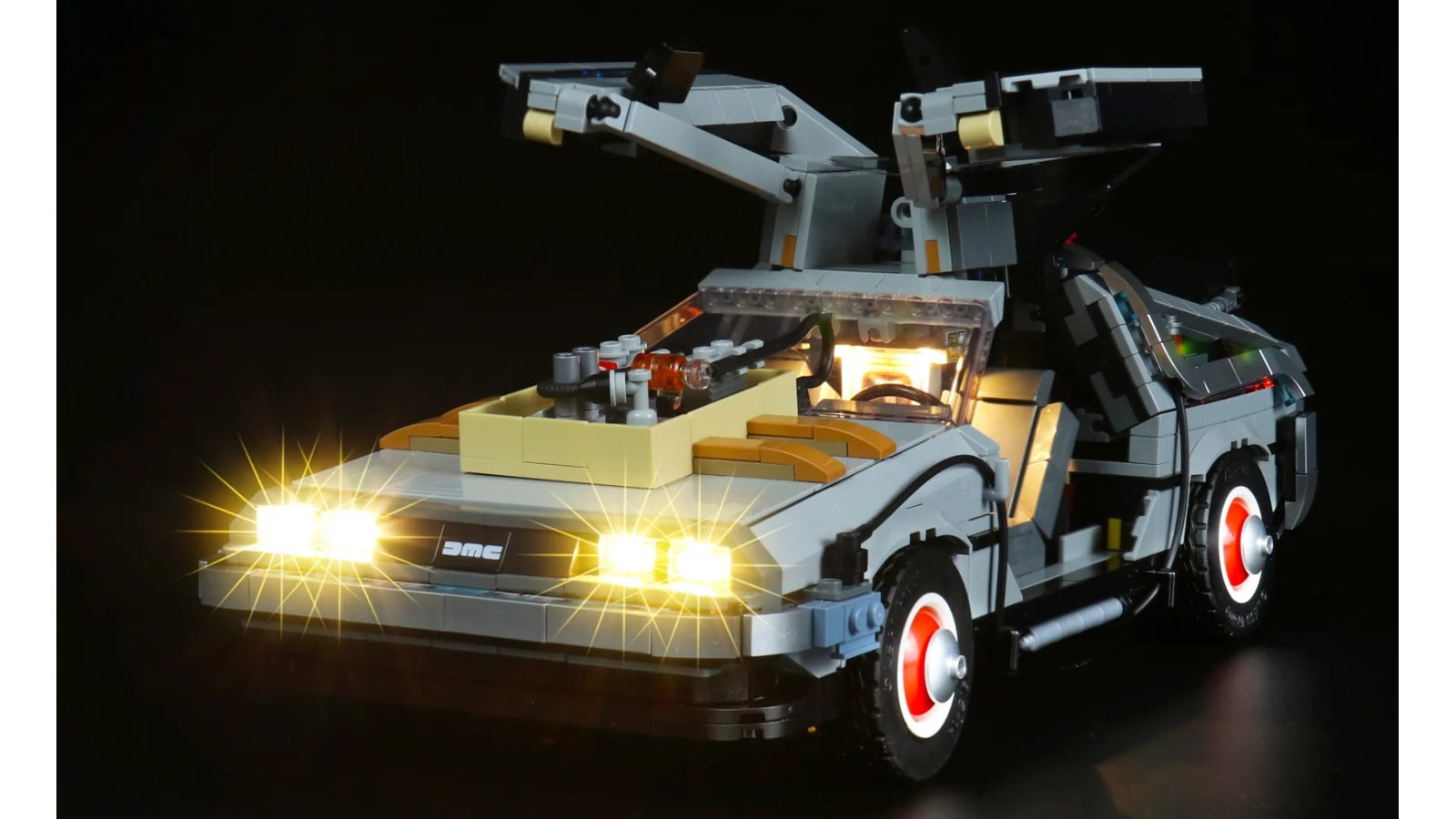 Brick Shine Light kit for LEGO Back to the Future Time Machine