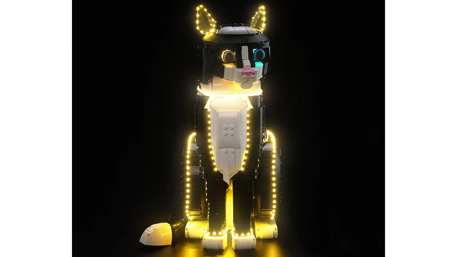 Brick Shine Light Kit for LEGO Tuxedo Cat