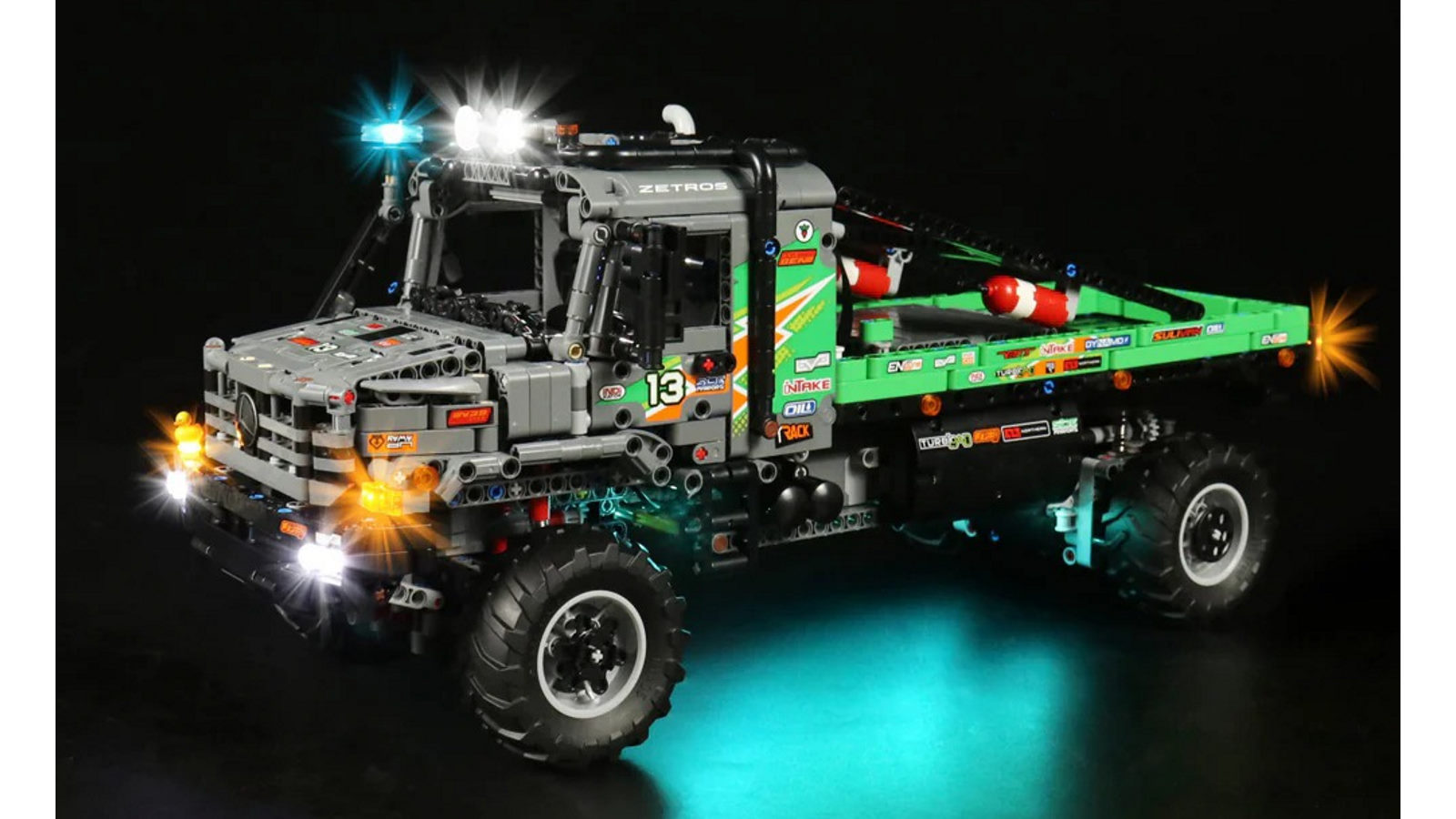 Brick Shine Light Kit for LEGO 4x4 Mercedes-Benz Zetros Trial Truck - Classic Version