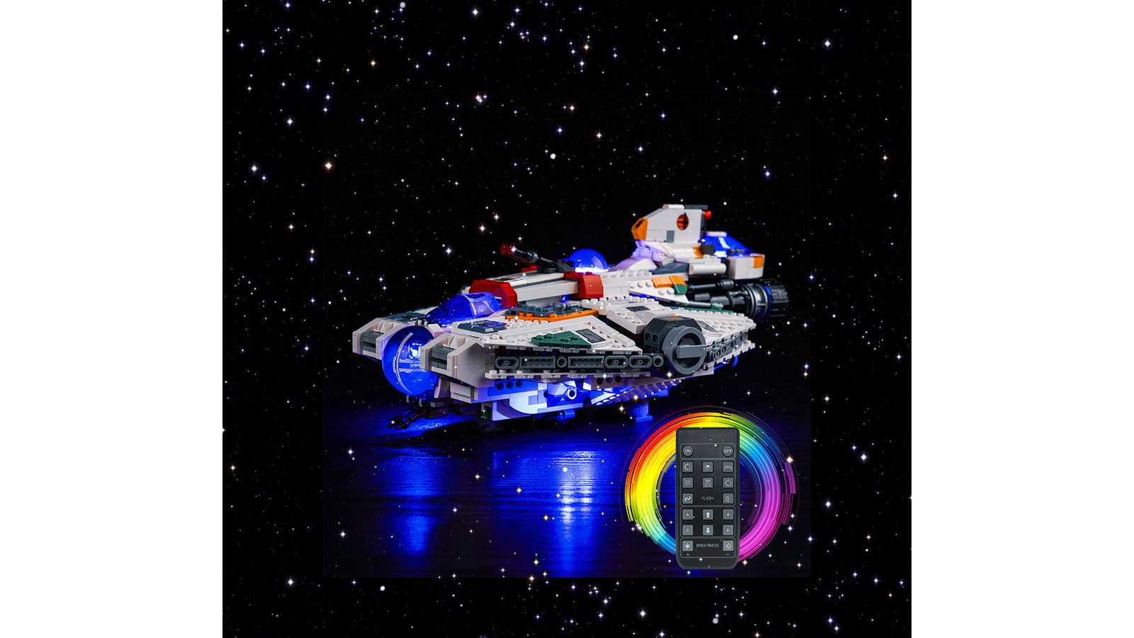 Lego 75357 Mod Brick Shine Light Kit for Lego Chost and Fhantom II 75357 Remote ...