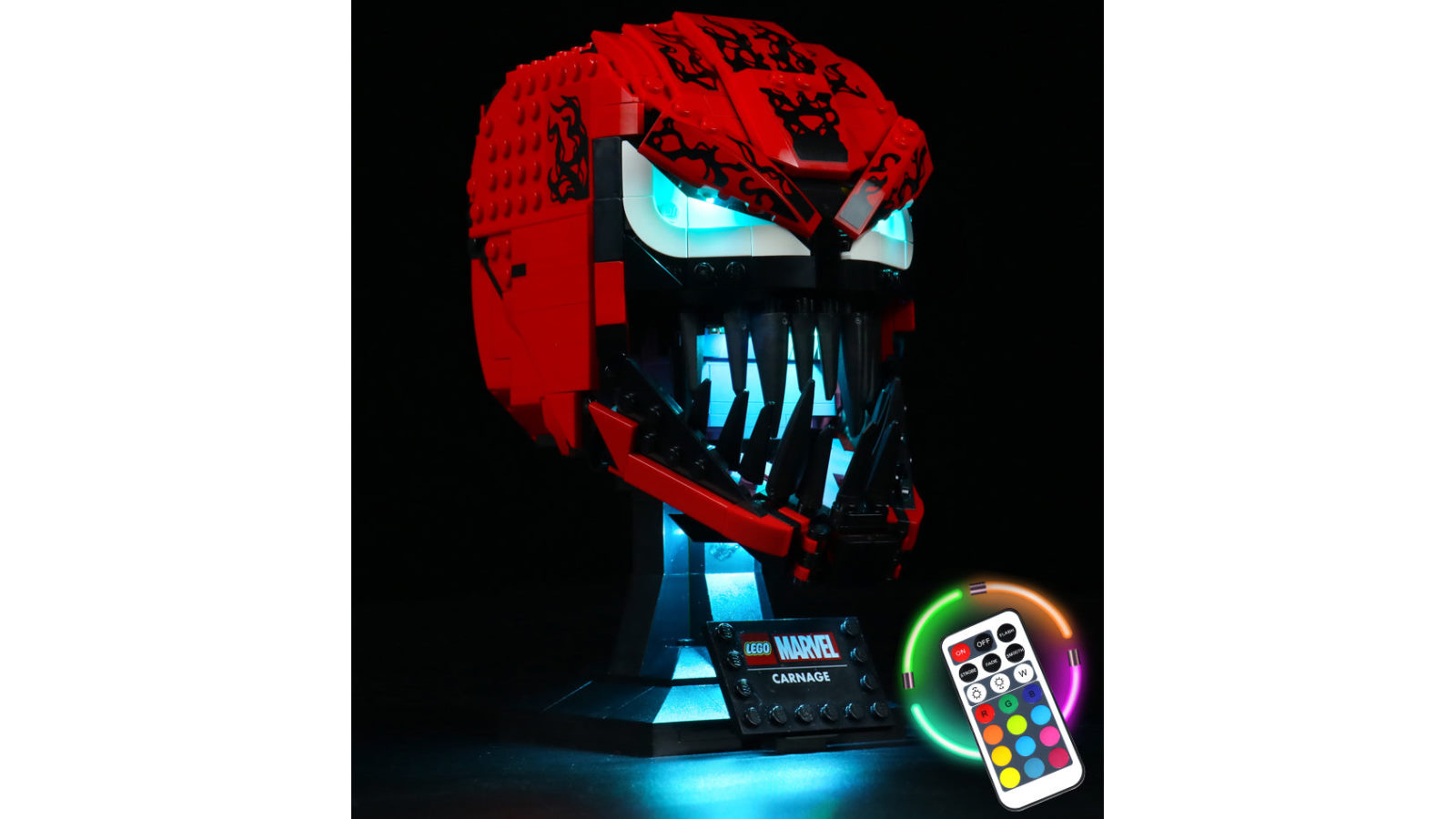 Brick Shine Light Kit for LEGO Marvel Spider-man Carnage Building Kit - Remoted Version