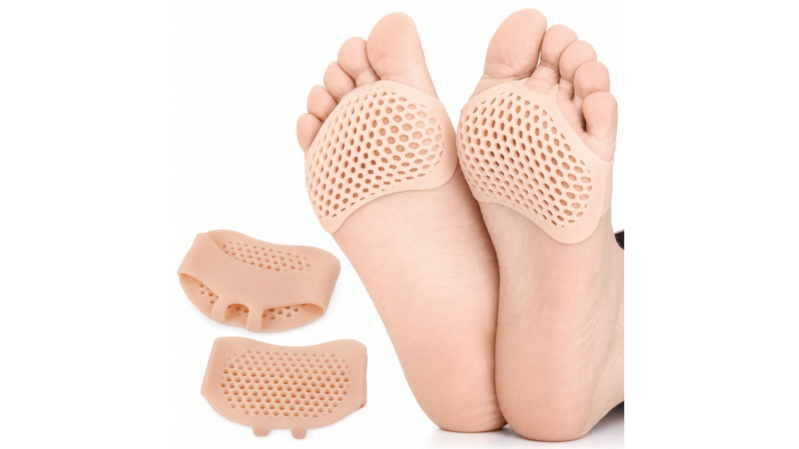 Caremax 2 Piece Honeycomb Metatarsal Pads