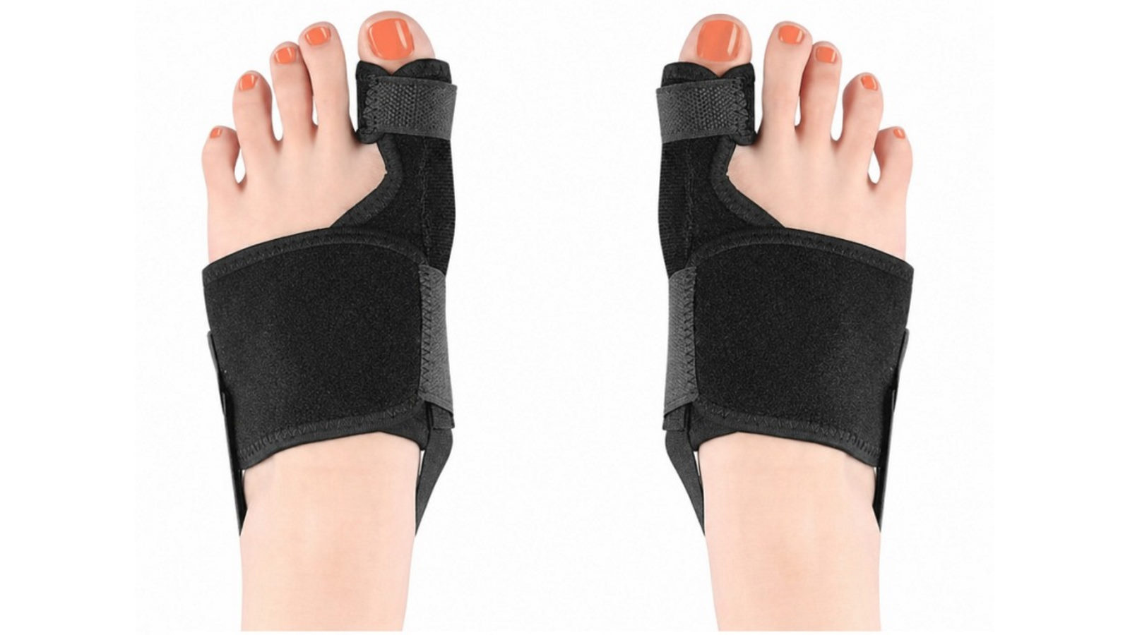 Caremax Foot Support Brace with Adjustable Splint - Pair