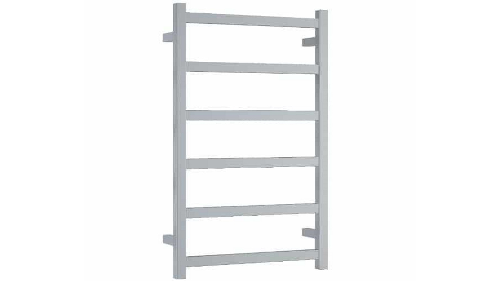 Thermogroup Thermorail 6 Bar Straight Square Heated Towel Rail Harvey