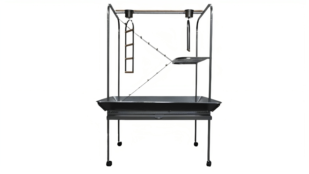 YES4PETS Bird Cage Playpen Gym Toy Stand with Swing Ladder on Wheel