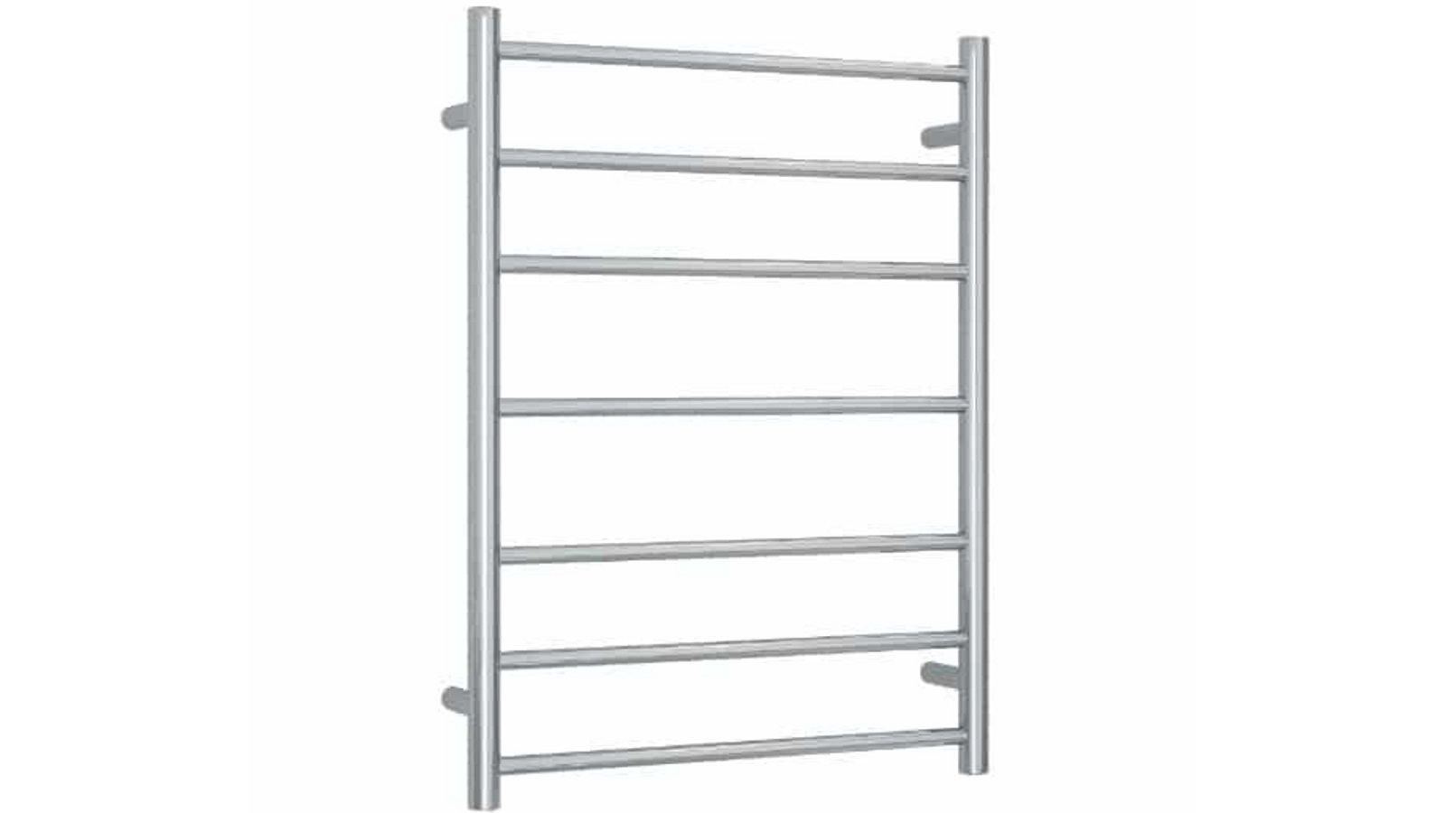Thermogroup Thermorail 7 Bar Straight Round Heated Towel Rail | Harvey ...