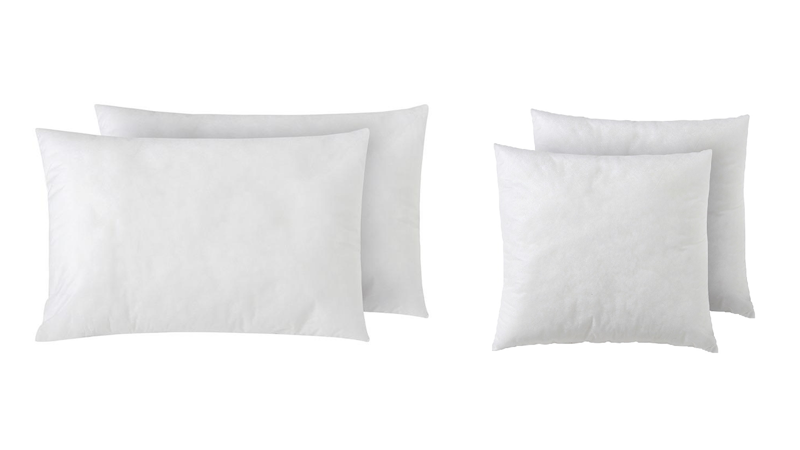 Dreamaker Twin Pack Insert Polyester Fill Cushion