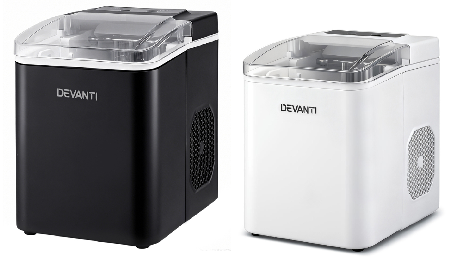 Devanti 12kg Portable Countertop Ice Maker Machine with Self Cleaning