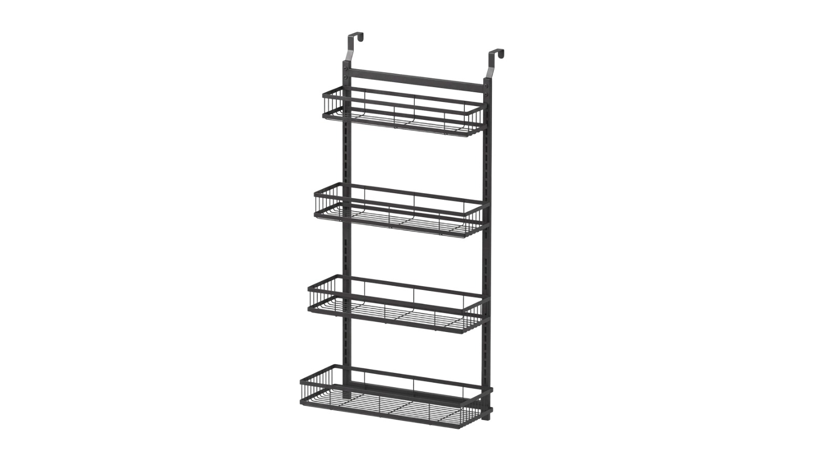 Artiss 4-Tier 91cm Bathroom Rack Hanging Organiser - Black