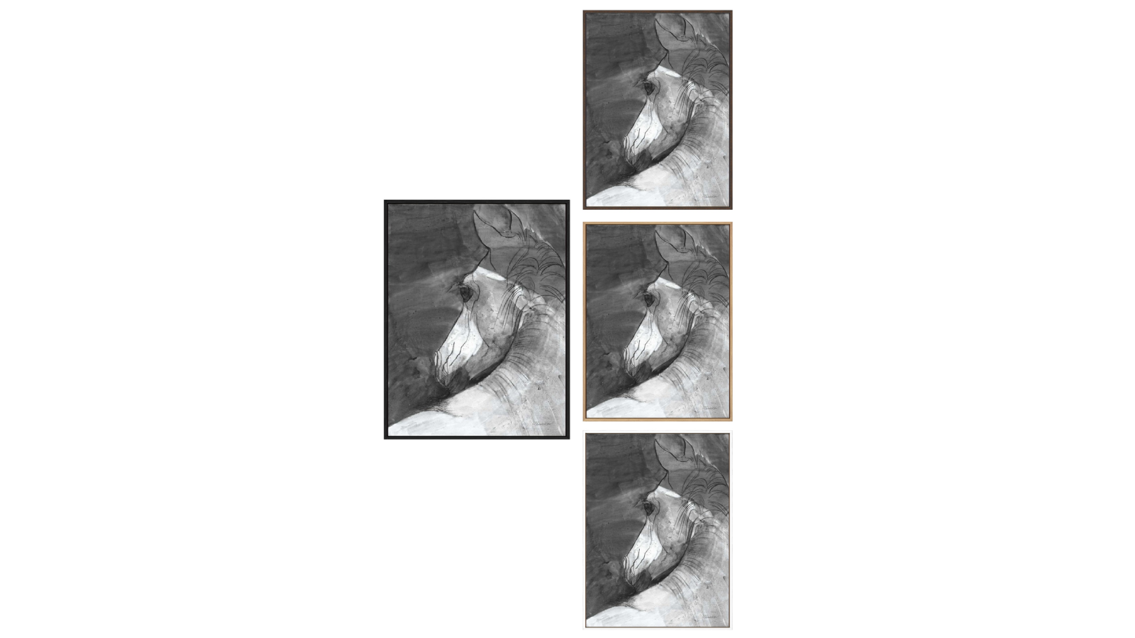 La Grolla Shadow BW Gallery Wall Art