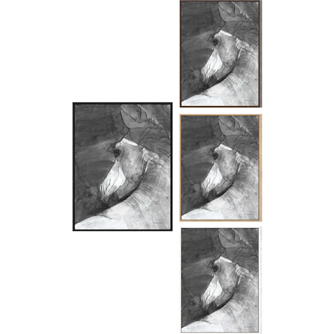 La Grolla Shadow BW Gallery Wall Art