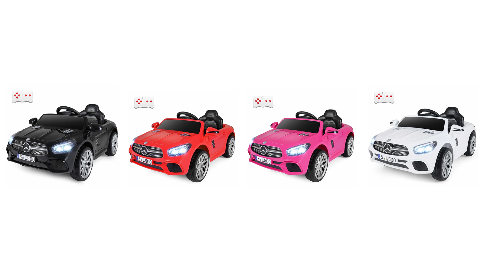 Costway 12V Battery Powered Licensed Mercedes Benz Ride-on Car