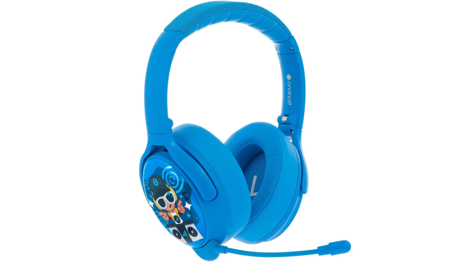 BuddyPhones Cosmos Plus ANC Wireless Headphone - Cool Blue