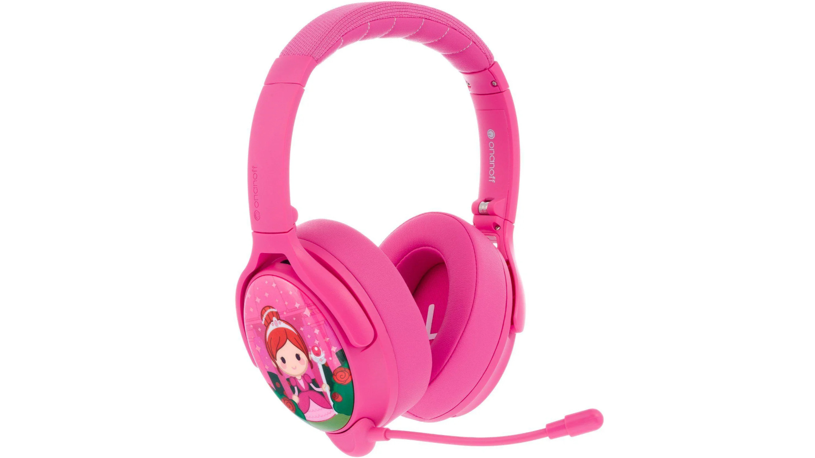 BuddyPhones Cosmos Plus ANC Wireless Headphone - Rose Pink