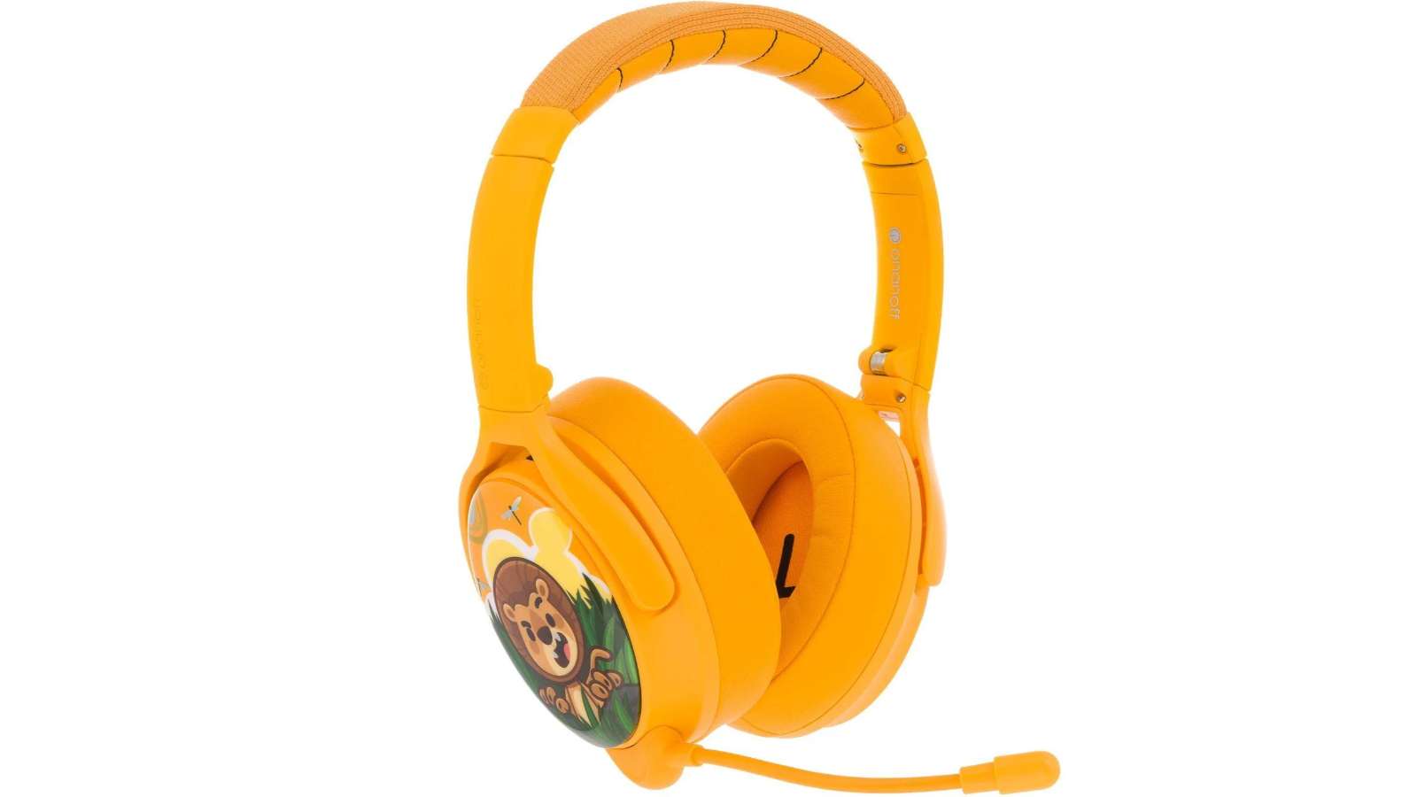 BuddyPhones Cosmos Plus ANC Wireless Headphone - Sun Yellow