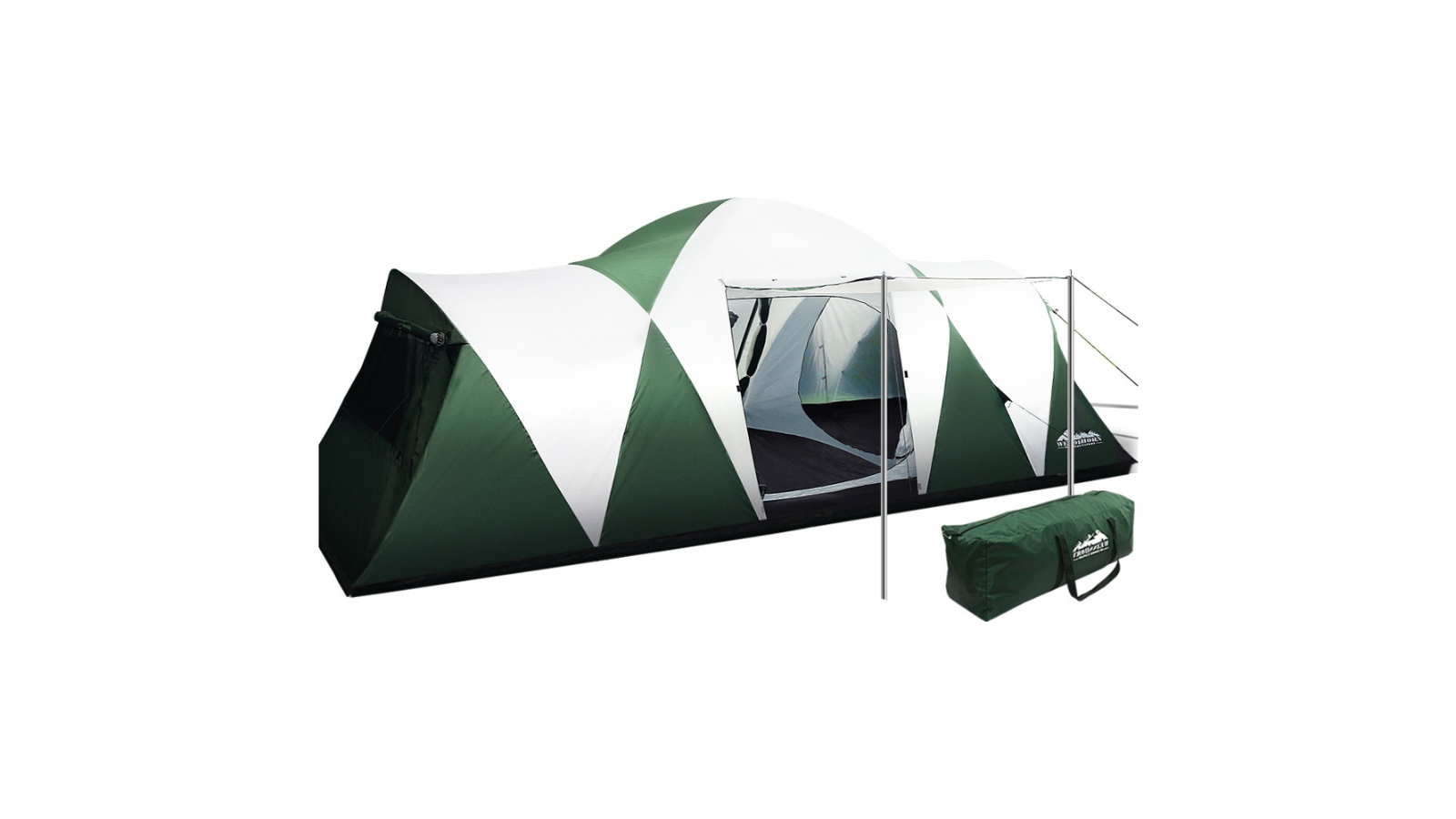 Weisshorn Family Camping Tent 12 Person - Green