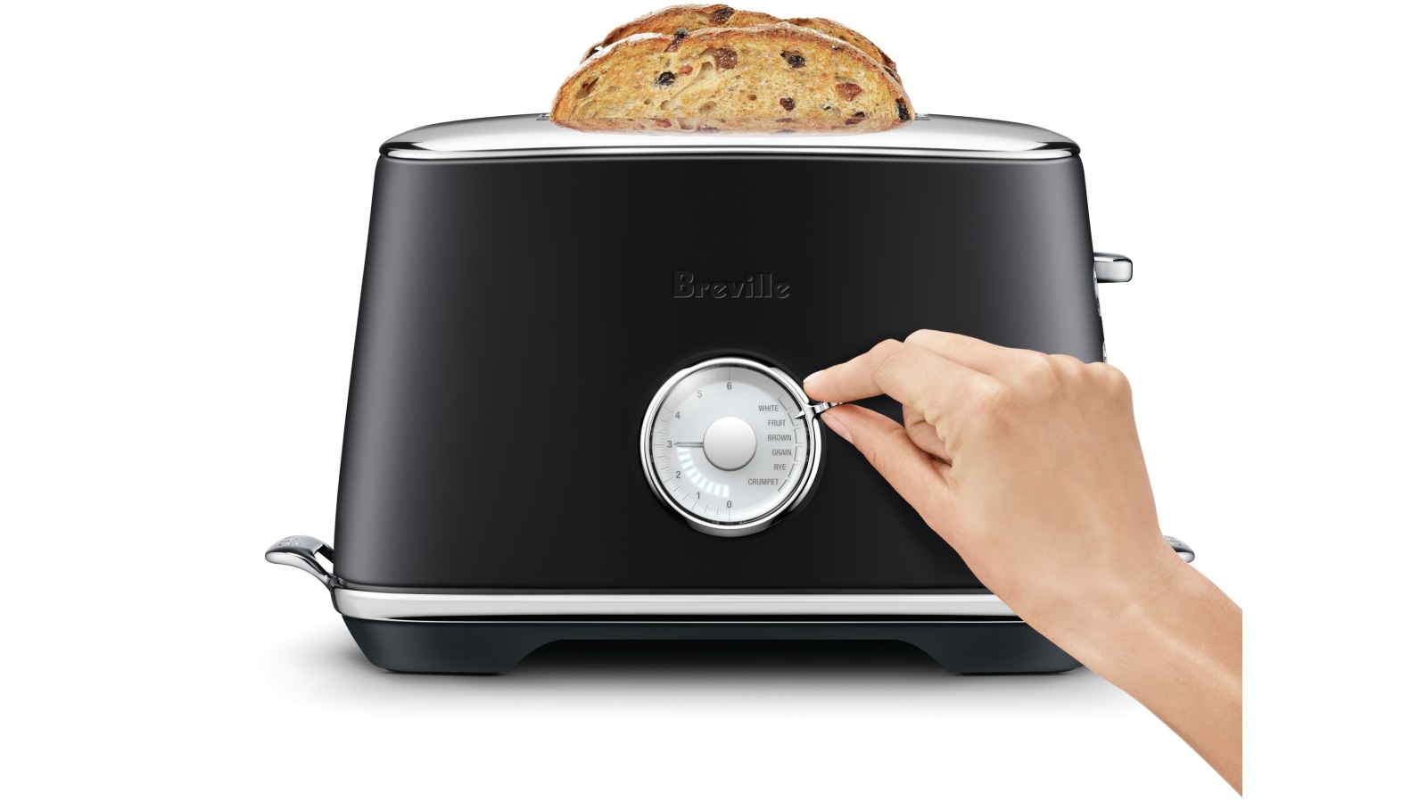 Breville the Toast Select Luxe 2 Slice Toaster Black Truffle Harvey