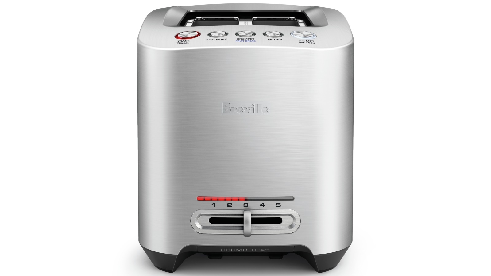 Breville The Smart Toast 2 Slice Toaster Silver Harvey Norman