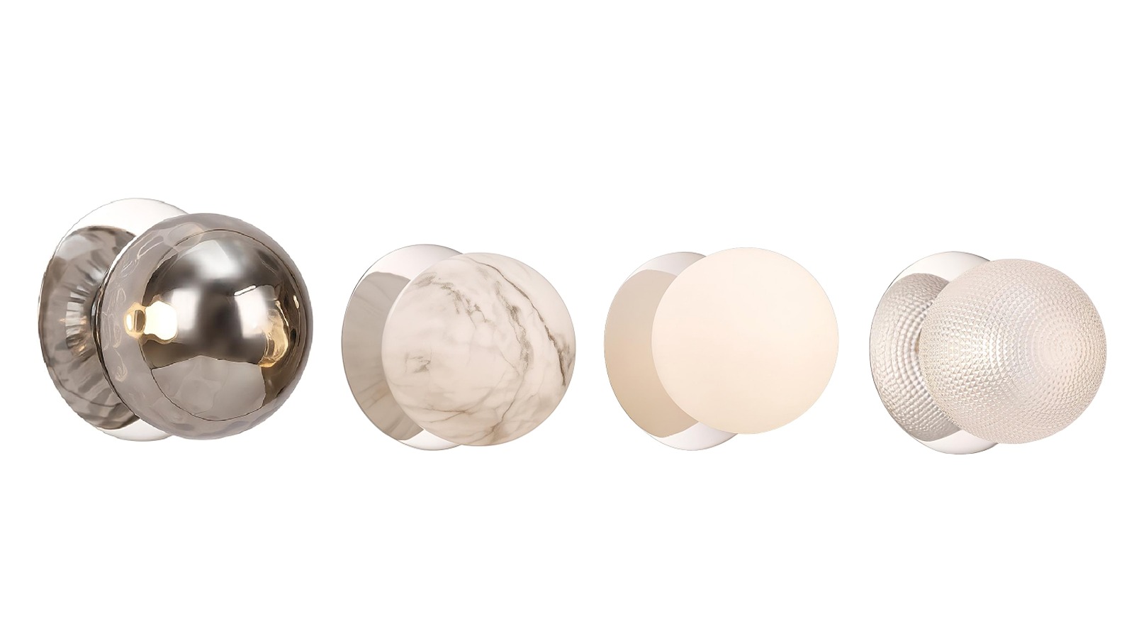 Lexi Lighting Odessa Warm White LED Wall Light with Chrome Base
