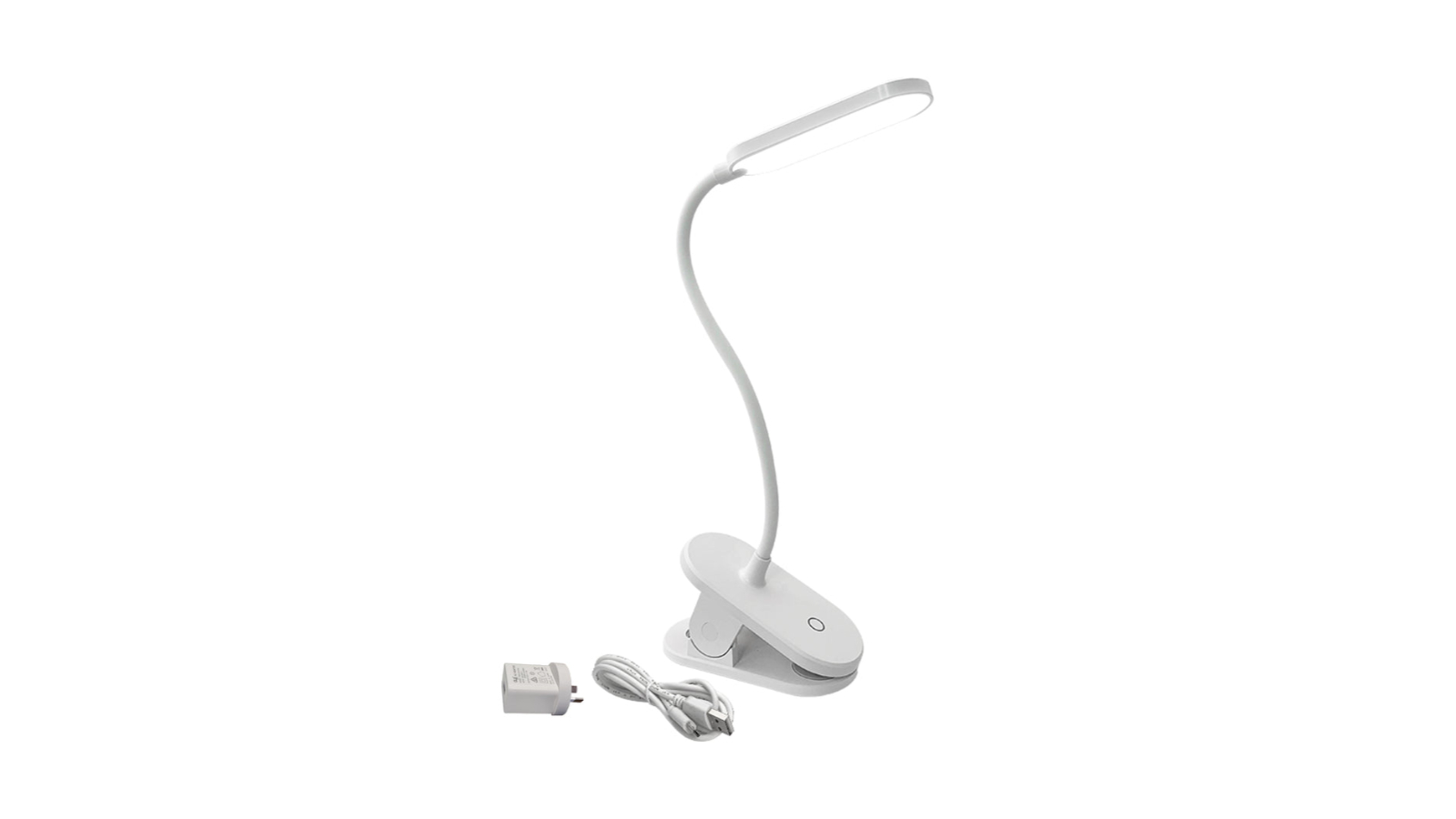 BUDDY Rechargeable LED Clip Lamp 6500K - White