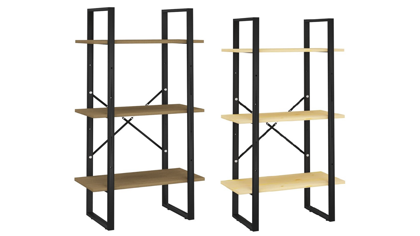 vidaXL Solid Pine Wood 60 x 30 x 105cm Storage Shelf