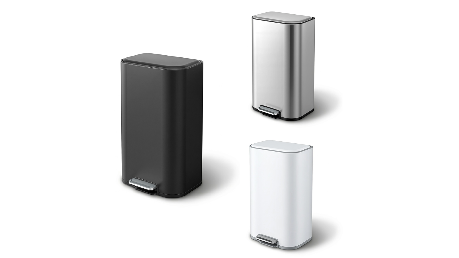 Cefito 40 Litre Steel Kitchen Pedal Bin