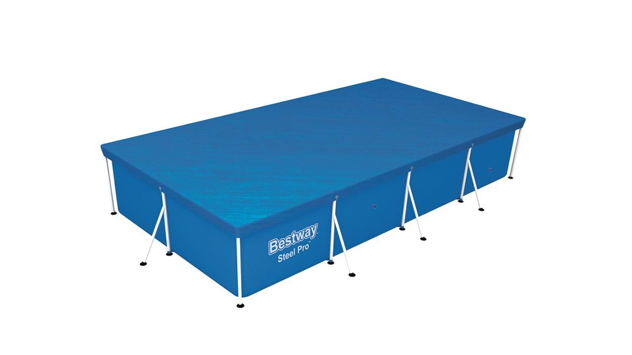 Bestway Blue PVC Pool Cover - 4.1 x 2.26metre