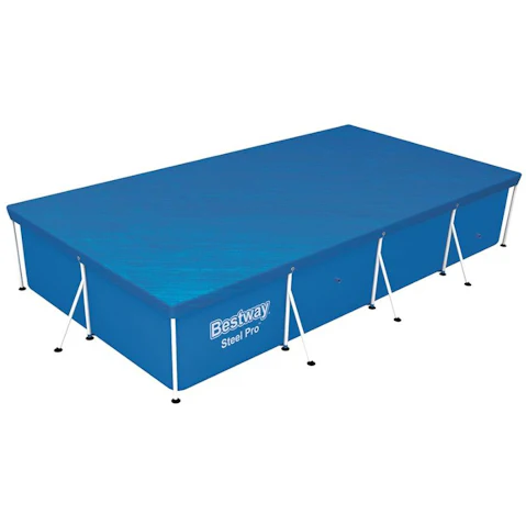 Bestway Blue PVC Pool Cover - 4.1 x 2.26metre