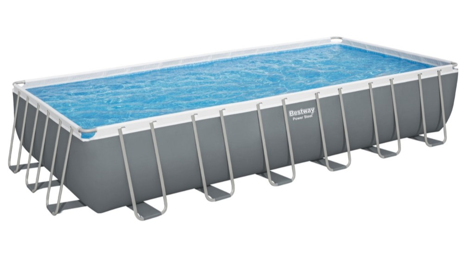 Bestway Swimming Pool Steel Frame Above Ground Ladder 3.66 x 7.32m