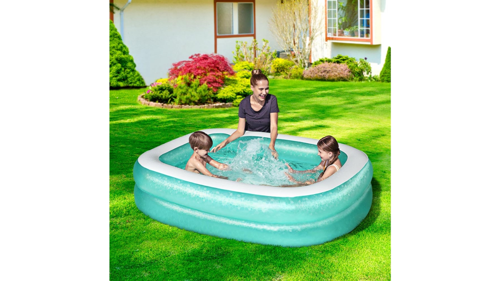 Bestway Kids Play Inflatable Swimming Pool - Rectangular | Harvey Norman