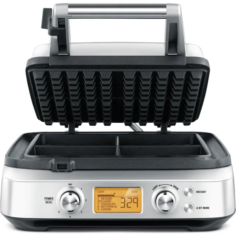 Breville The Smart Waffle 4-Slice Waffle Maker