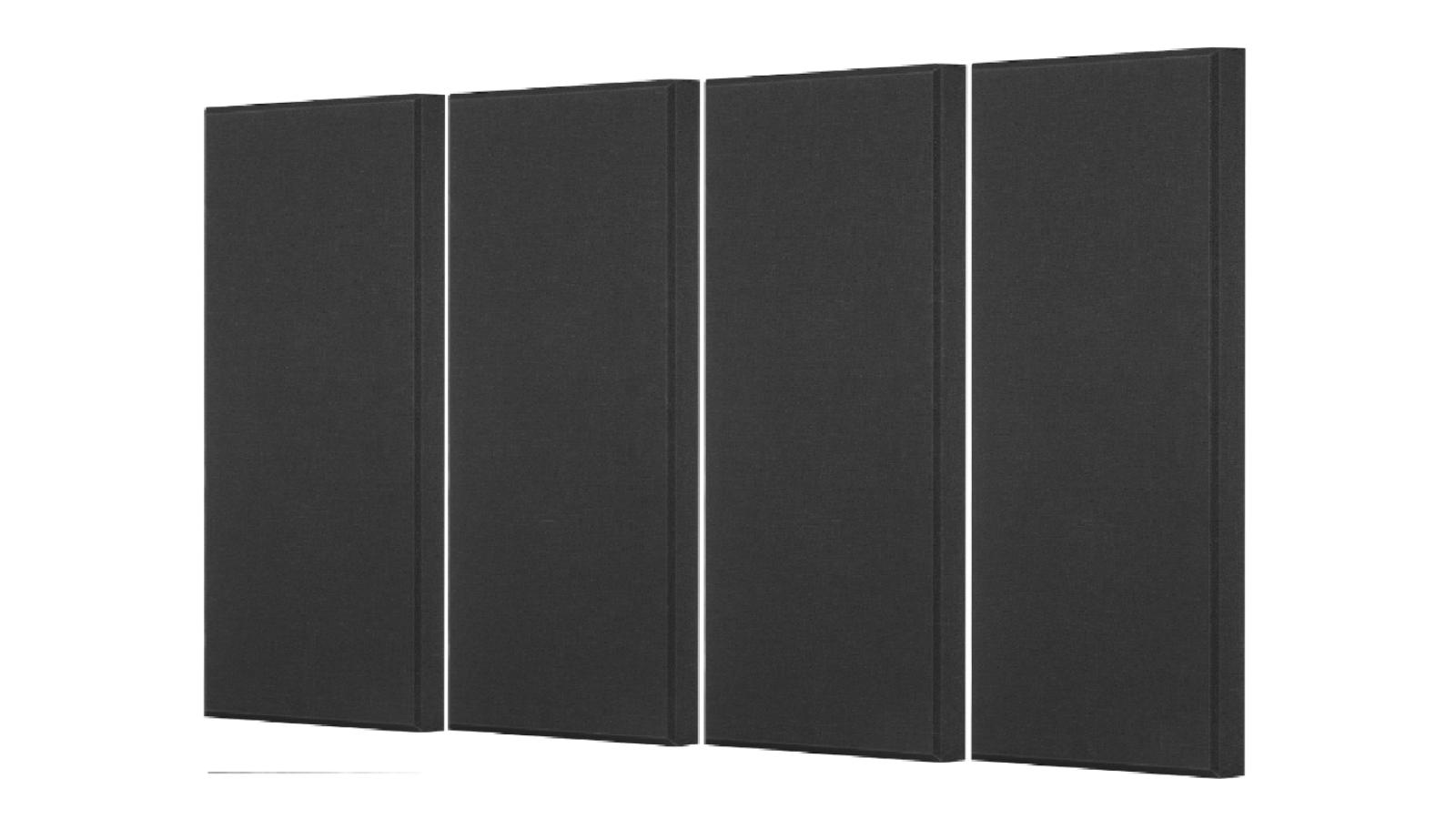 Vevor Pack of 4 Self-Adhesive Acoustic Wall Panel - Black