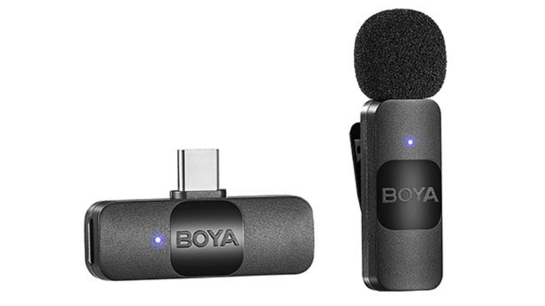 Boya BY-V10 Wireless Lavalier Microphone for Android USB-C Smartphone