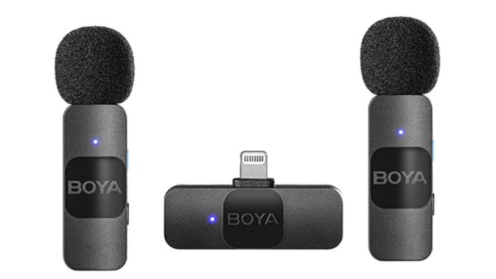 Boya BY-V2 Dual Wireless Lavalier Microphone for iPhone/iPad