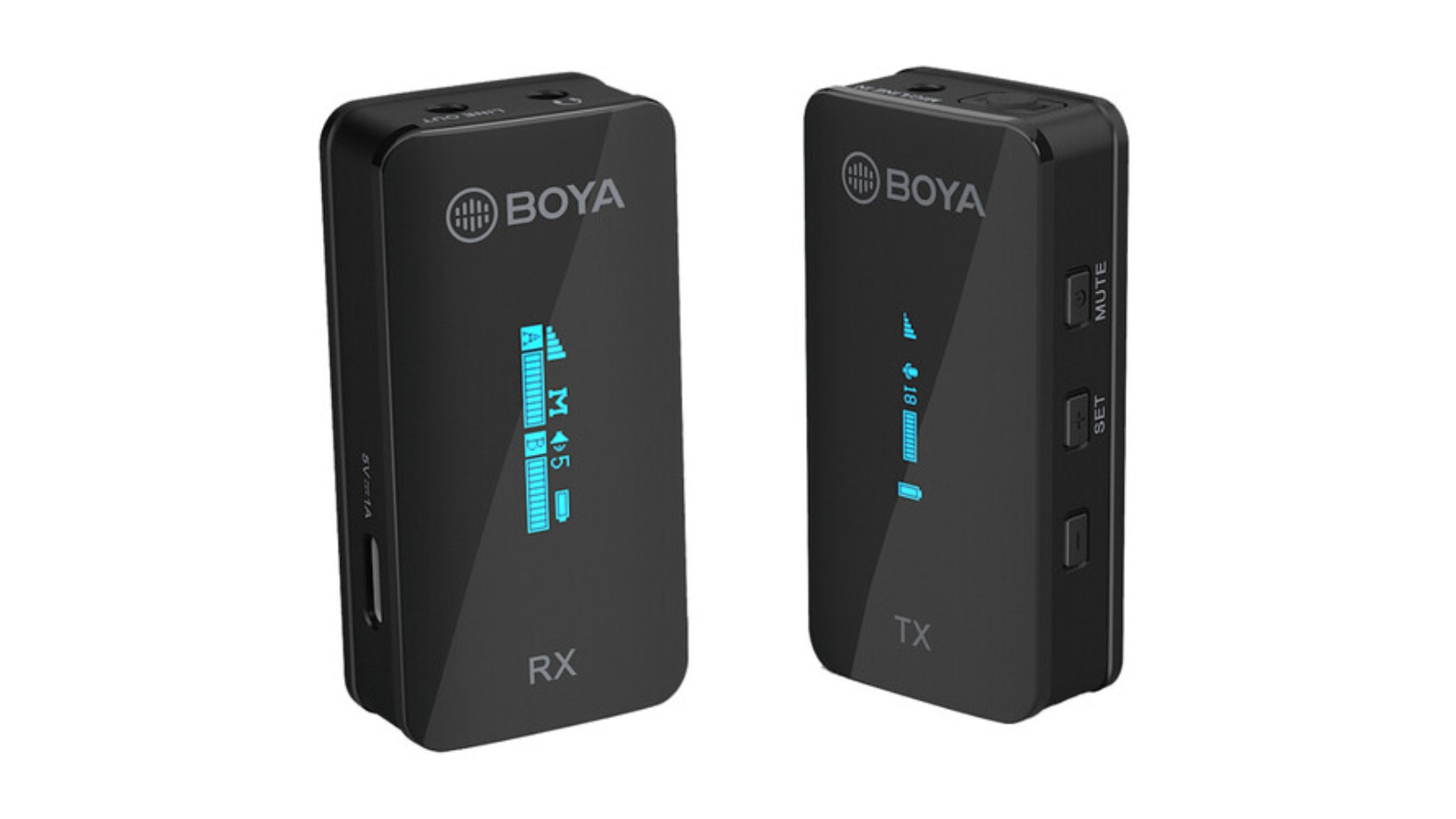 Boya BY-XM6-S1 Ultra Compact 2.4GHz Dual-Channel Wireless Microphone