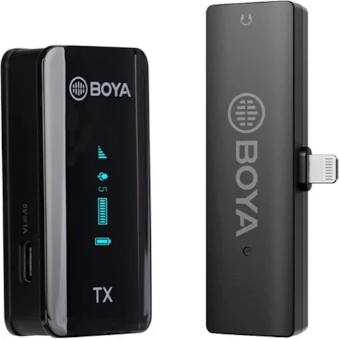 Boya BY-XM6-S3 Wireless Lavalier Microphone for iPhone/iPad