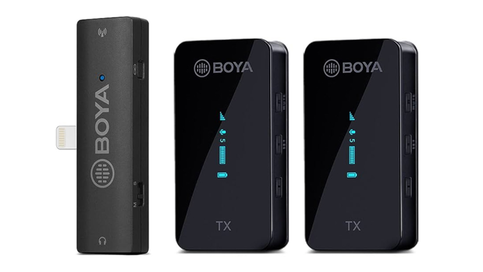 Boya BY-XM6-S4 Dual Wireless Lavalier Microphone for iPhone/iPad