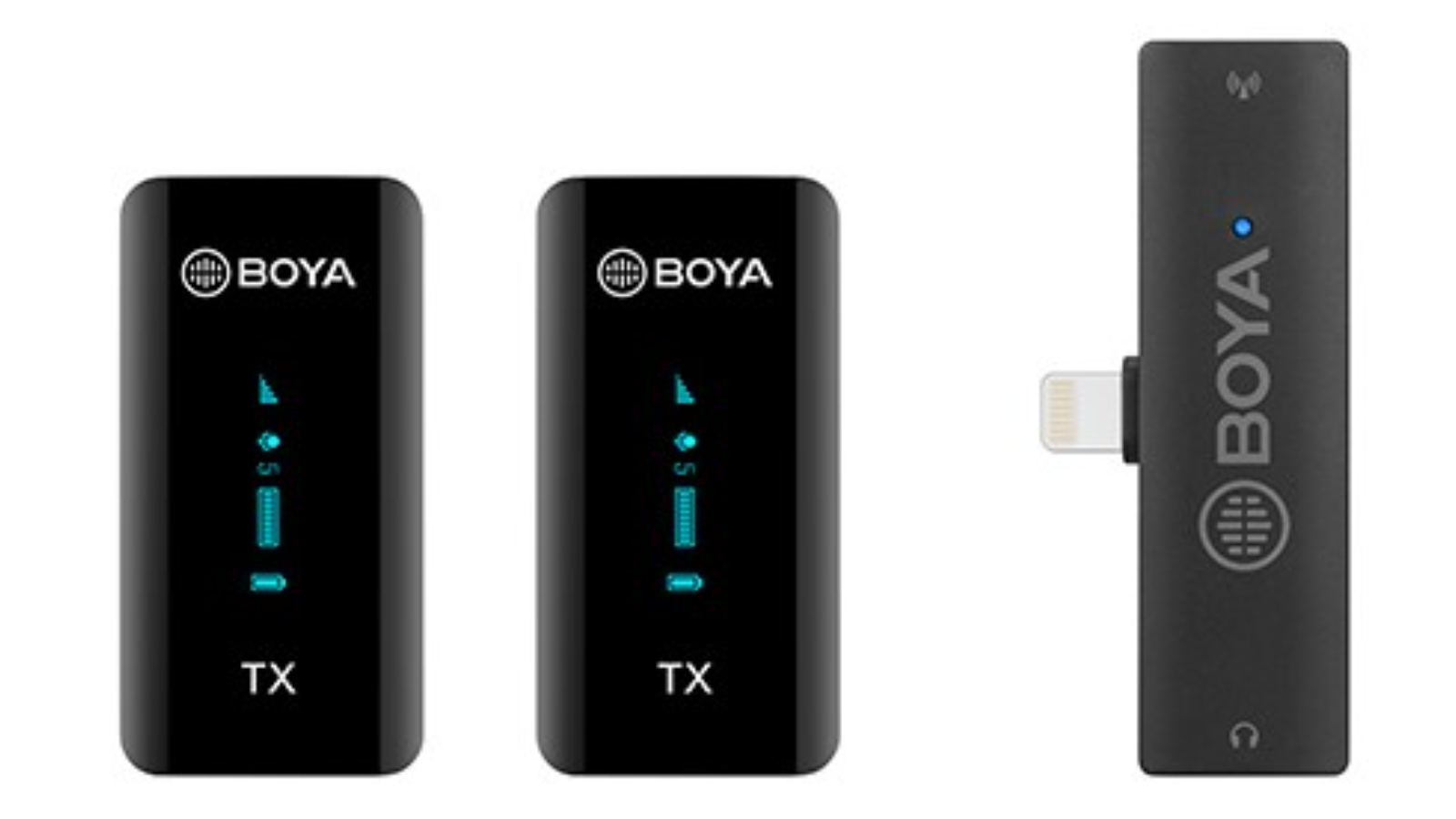 Boya BYXM6S4 Dual Wireless Lavalier Microphone for iPhone/iPad Harvey Norman