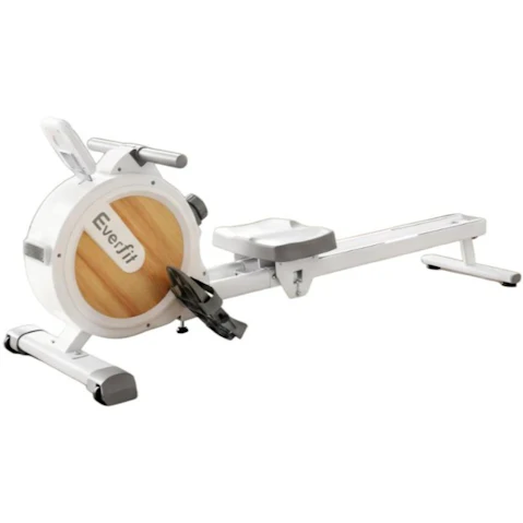 Everfit Machine App Compatible Quiet Exercise Rowing Machine - White