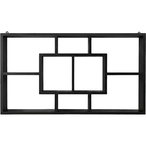 Artiss Floating Wall Shelf - Black