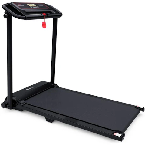 Advwin Foldable Electric Treadmill with Handle - Black
