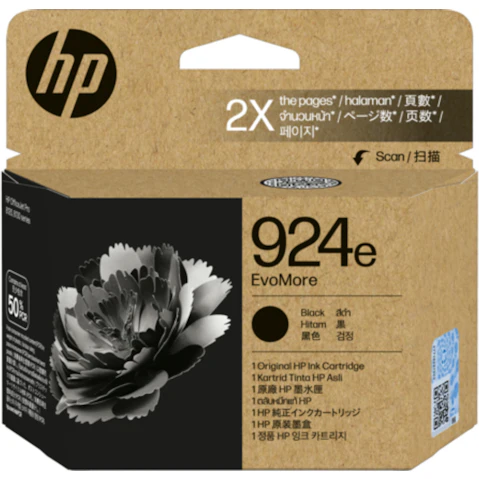 HP 924E EvoMore Black Original Ink Cartridge