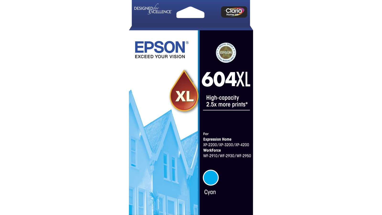 Epson 604XL High Capacity Cyan Ink Cartridge