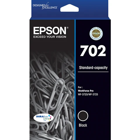 Epson 702 DURABrite Ultra Black Ink Cartridge