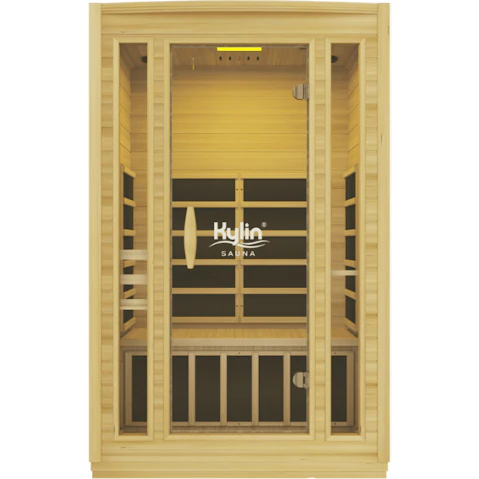 Kylin Sauna K8200 FS 2-People Full Spectrum Low EMF Carbon Far Infrared Sauna