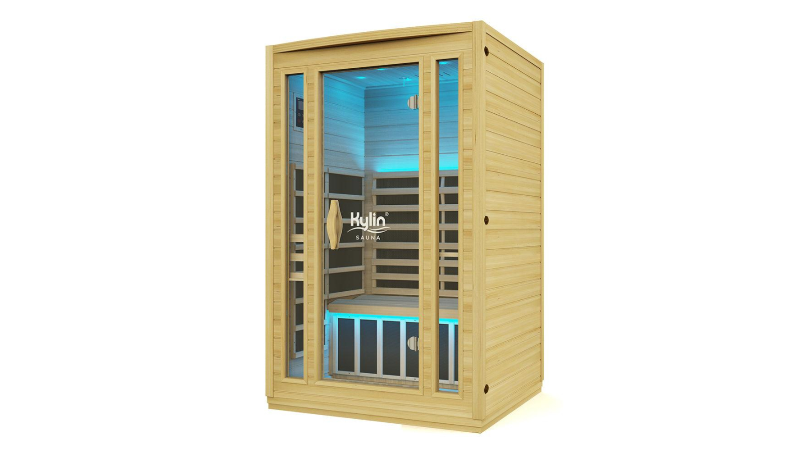 Kylin Sauna K8204 Pro 2-People Superior Low EMF Carbon Far Infrared Sauna