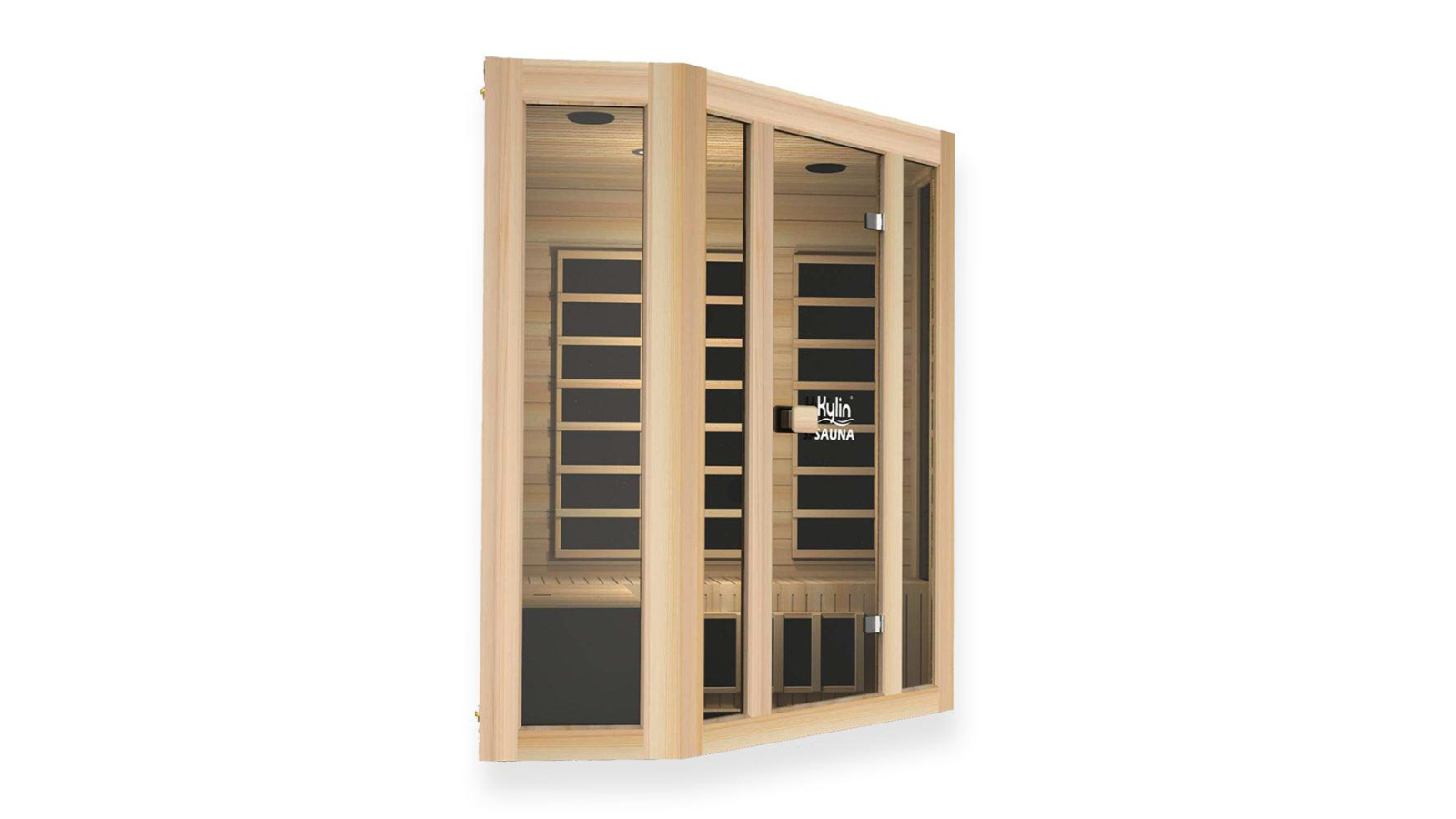 Kylin Sauna 4-Person L-shaped Corner Carbon Far Infrared Sauna
