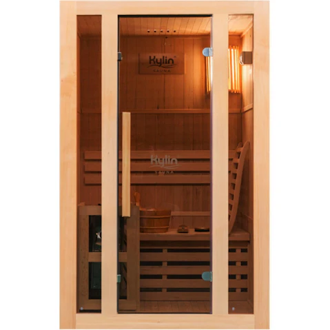 Kylin Sauna QD-EA2 1-Person Traditional Steam Sauna Room
